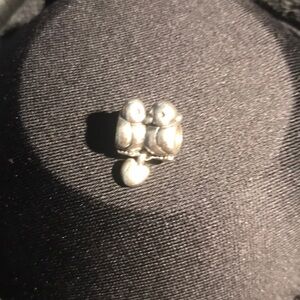 Pandora Sterling silver lovebirds charm